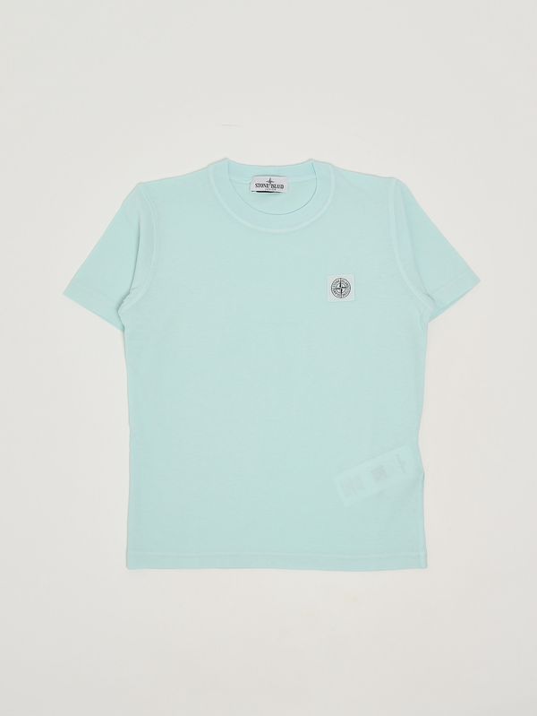1. Camiseta de algodón para niño Celeste Stone Island Junior l1s162100005s0050