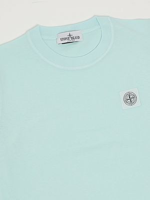 3. Camiseta de algodón para niño Celeste