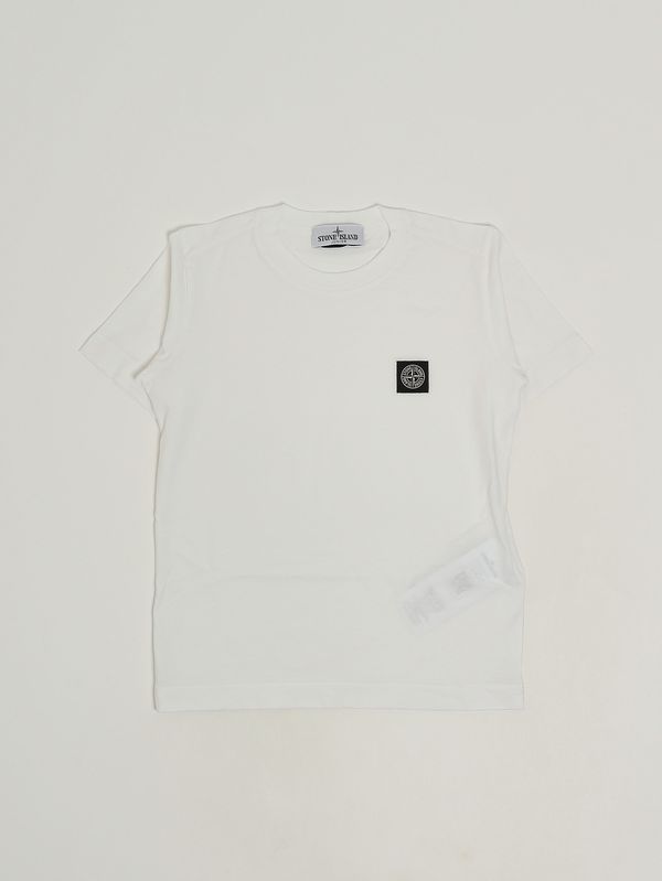1. Camiseta de algodón para niño Blanco Stone Island Junior l1s162100002s0047