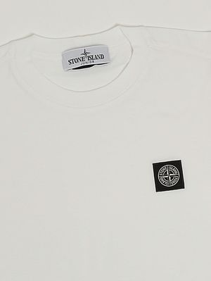 3. Camiseta de algodón para niño Blanco