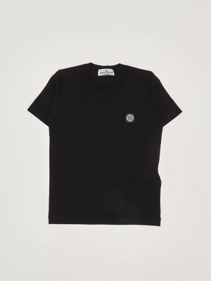 1. Camiseta de algodón para niño Negro