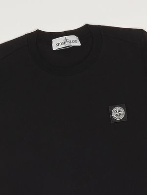 3. Camiseta de algodón para niño Negro