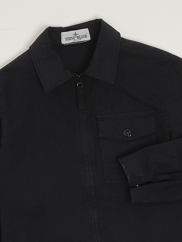 3. Boys' stretch cotton overshirt Blue Stone Island Junior l1s16120000s0001