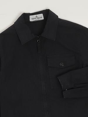 3. Boys' stretch cotton overshirt Blue