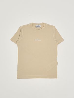 1. Camiseta de algodón para niño Beige