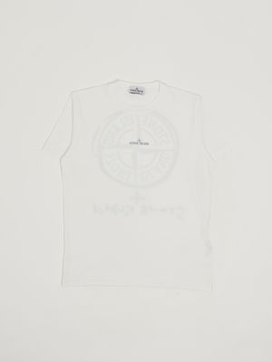 1. Kinder-T-Shirt aus Baumwolle Weiß
