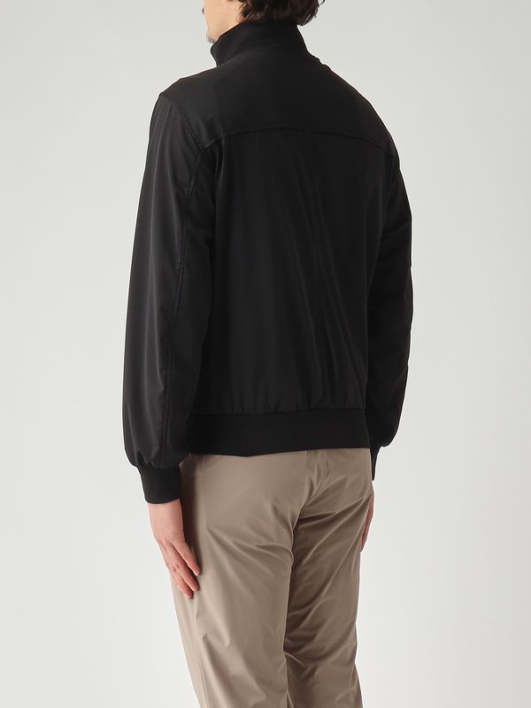 4. Herrenjacke Titano aus Plongé und Nylon Schwarz The Jack Leathers titmnplo
