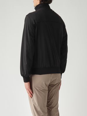 4. Herrenjacke Titano aus Plongé und Nylon Schwarz