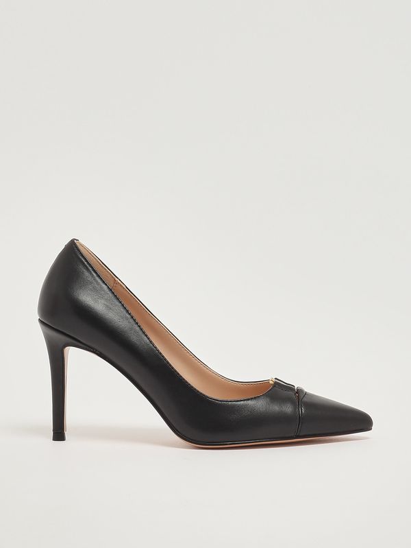 1. Escarpins femme en cuir Noir Twinset 261tcp030
