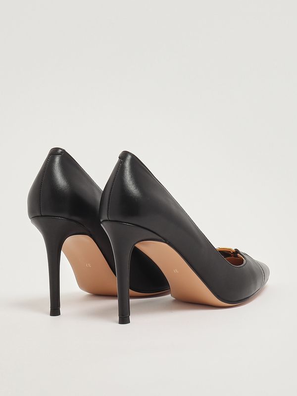 3. Escarpins femme en cuir Noir Twinset 261tcp030