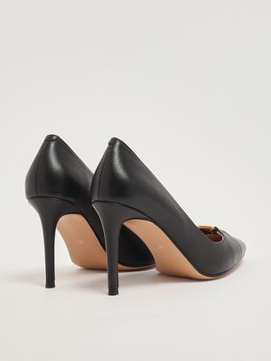 3. Escarpins femme en cuir Noir