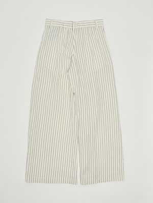 2. Girls' viscose-blend trousers White-Blue