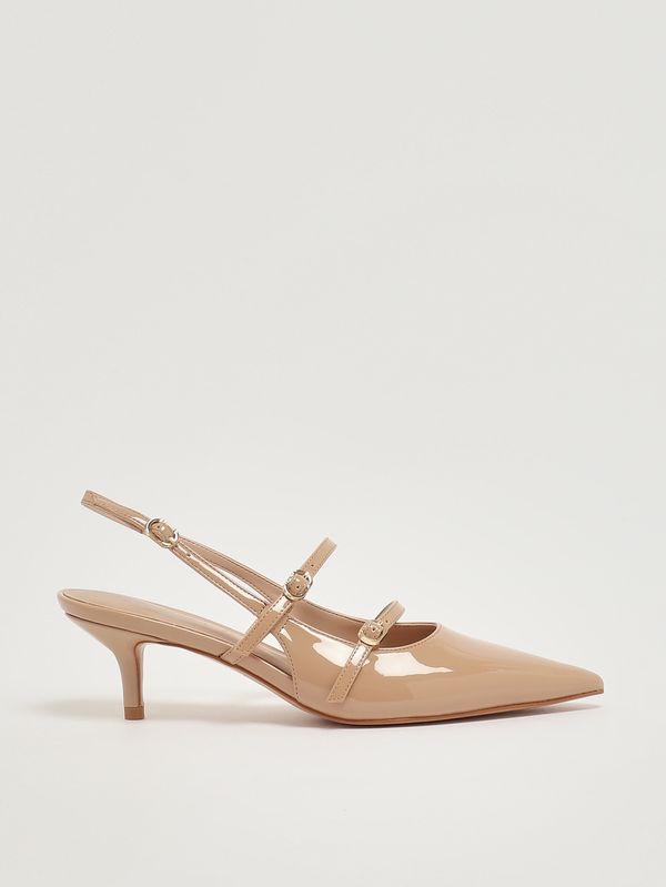 Escarpins femme en similicuir Sable Twinset