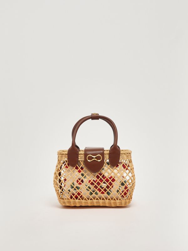 1. Sac femme en paille Paille-Marron Twinset 261td8252