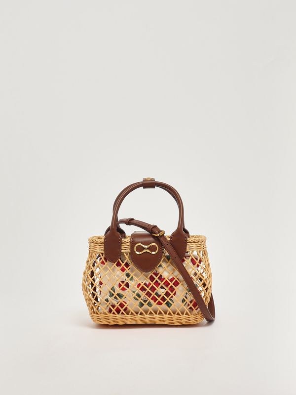 4. Sac femme en paille Paille-Marron Twinset 261td8252