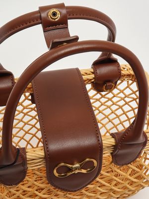 7. Sac femme en paille Paille-Marron