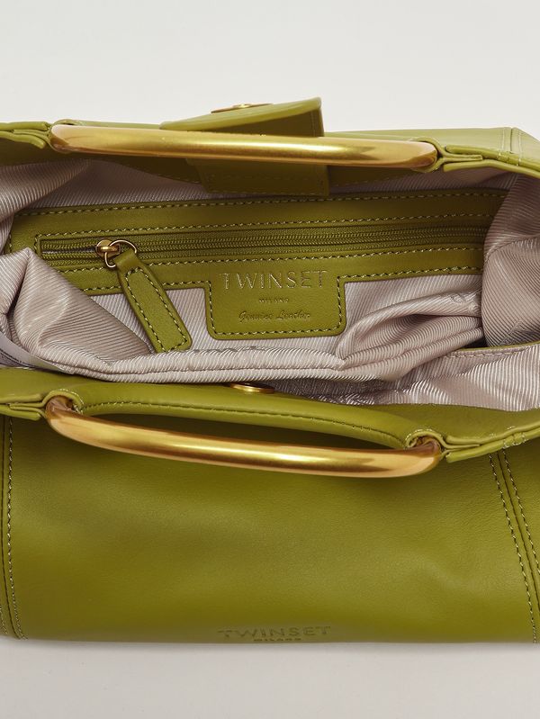 5. Borsa donna in pelle Avogado Oil Twinset 261td8451