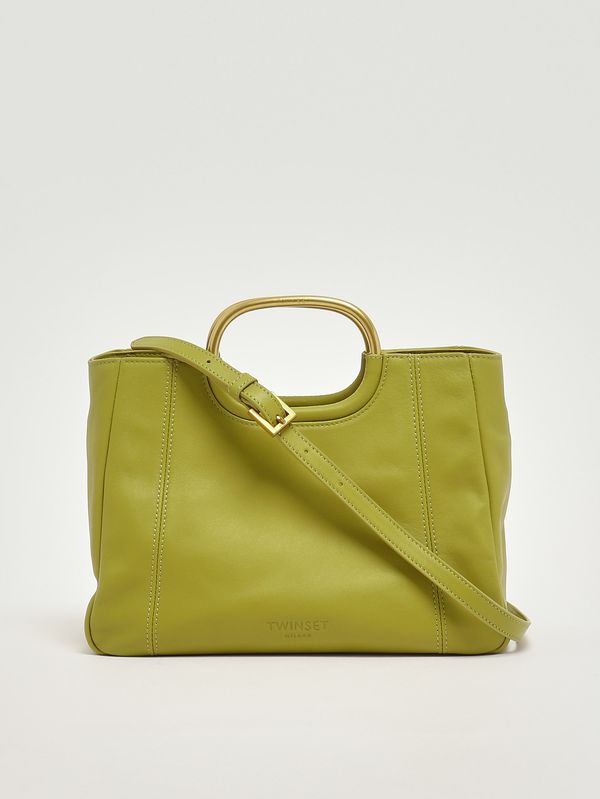 4. Borsa donna in pelle Avogado Oil Twinset 261td8451