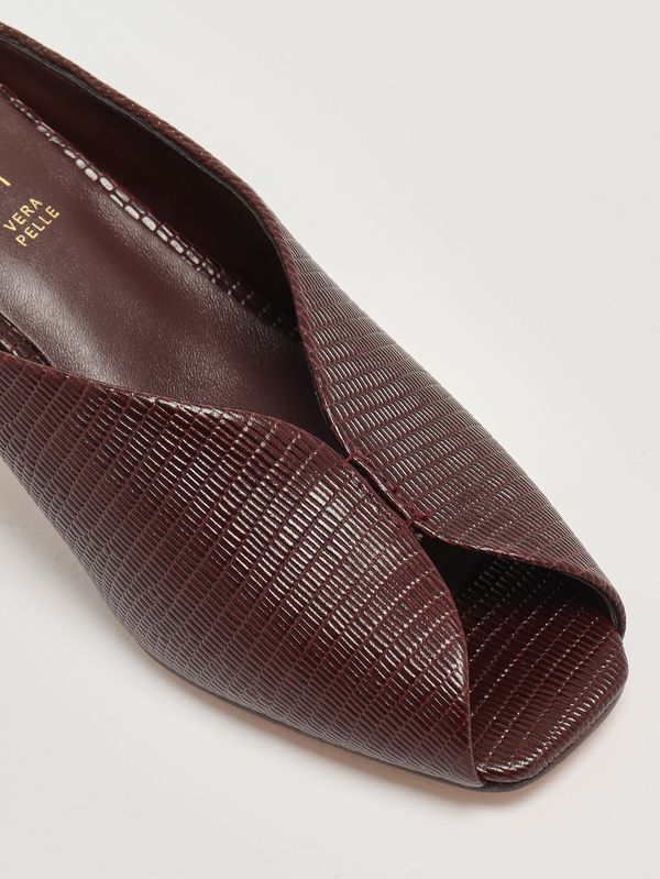 5. Mule donna in pelle Caffè Twinset 261tgt018