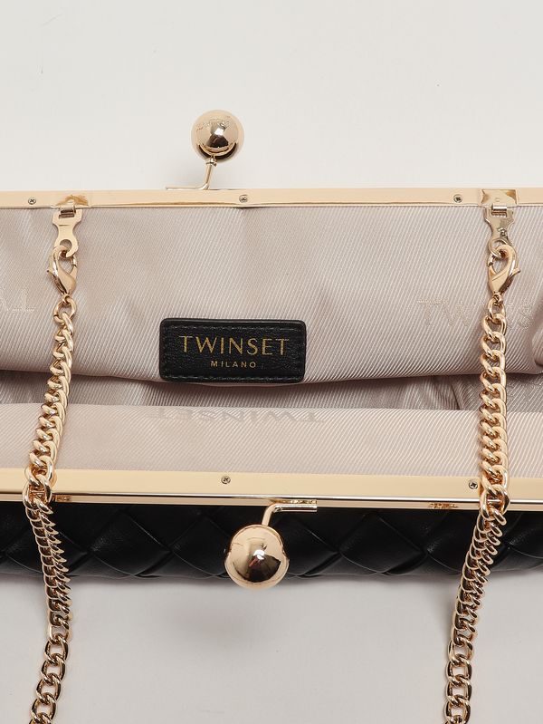 5. Borsa donna in simil pelle Nero Twinset 261tb7301