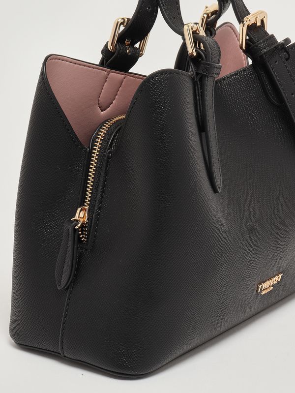 Twinset Women's faux leather bag - Black-Pink | Caposerio.com