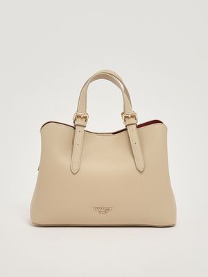 1. Women's faux leather bag Sand--Cardinal