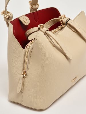 6. Women's faux leather bag Sand--Cardinal