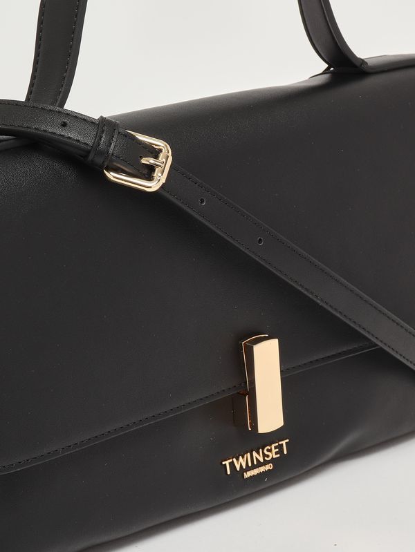6. Damentasche aus Kunstleder Schwarz Twinset 261tb7011
