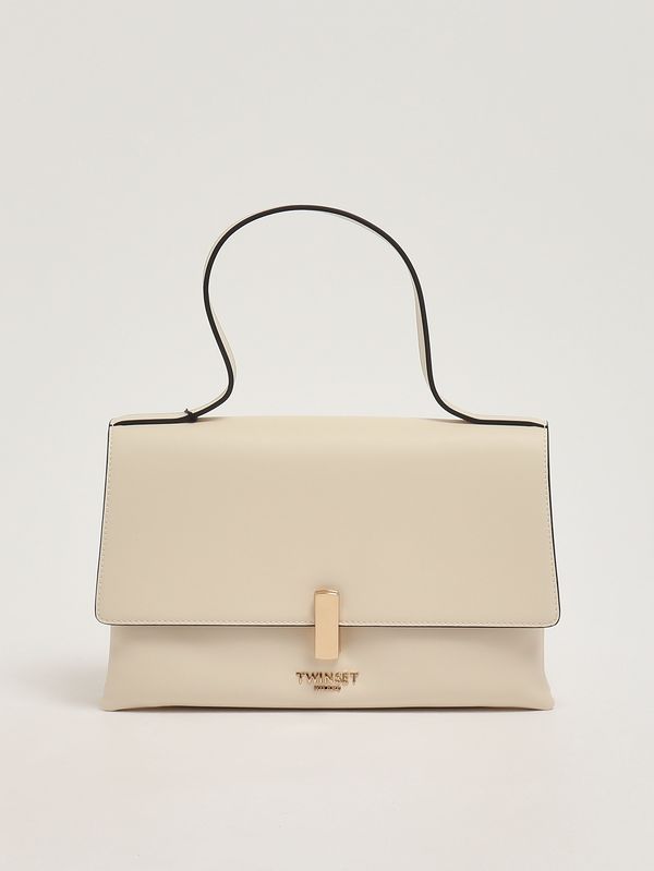 1. Women's faux leather bag Parchment Twinset 261tb7011