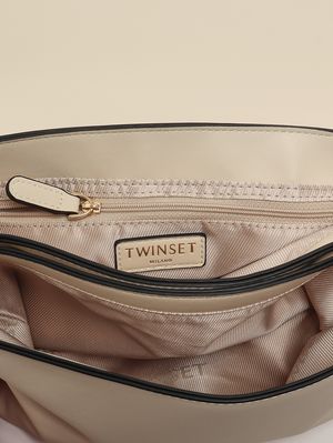 5. Women's faux leather bag Parchment