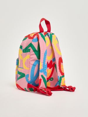 Stella McCartney Nylon backpack for girls - Pink-Multicolor