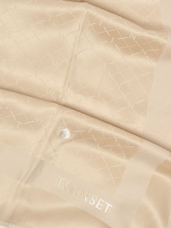 2. Sciarpa donna in misto viscosa Sabbia Twinset 261ta4270
