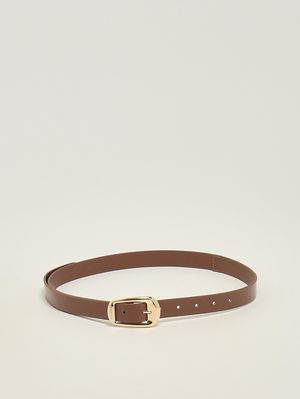 1. Cintura donna in pelle Cuoio