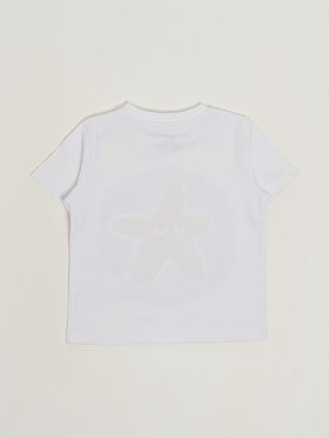 2. Baby girl's cotton t-shirt White