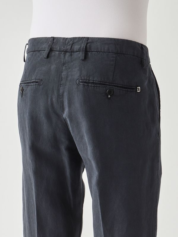 4. Herrenhose Ral aus Leinen-Baumwoll-Mix Universum Dondup up593cf0197ubm5