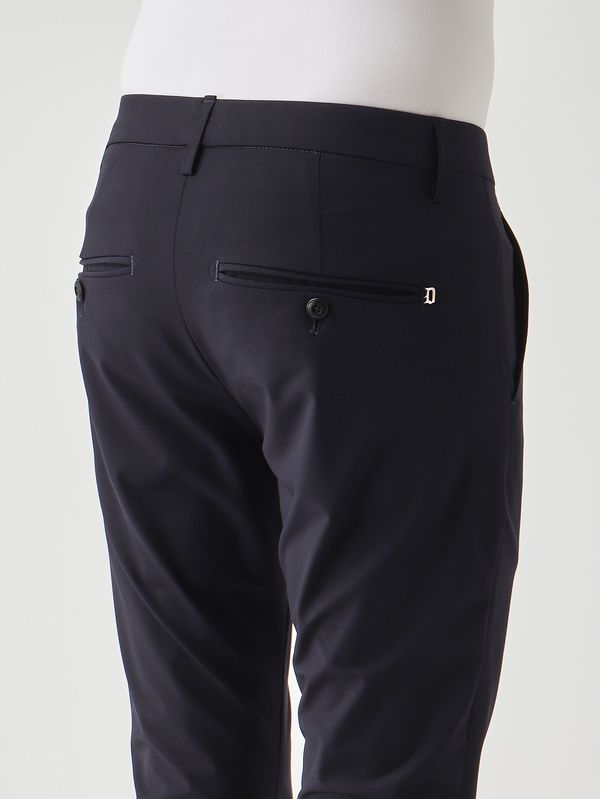 4. Herrenhose Alfredo aus technischem Stretchgewebe Universum Dondup up518os0112u002