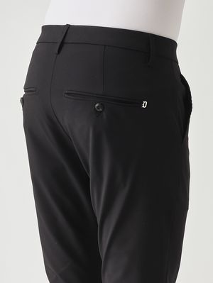 4. Herrenhose Alfredo aus technischem Stretchgewebe Schwarz