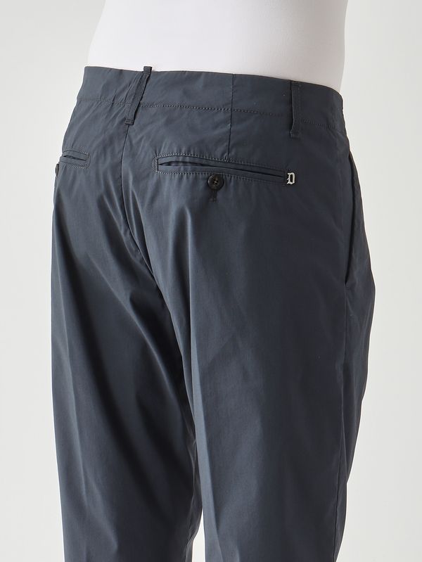 4. Pantalon homme Ben en mélange de coton extensible Encre Dondup up630ps0020u002