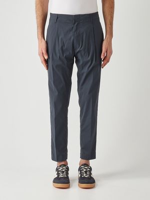 1. Pantalon homme Ben en mélange de coton extensible Encre