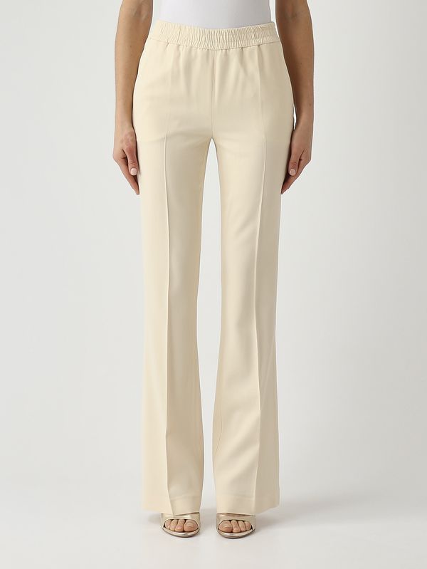1. Damenhose aus Stretch-Viskose Pergament Twinset 261tp2225