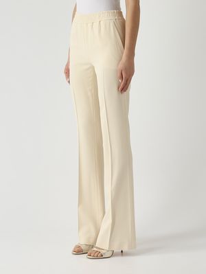 3. Pantalone donna in viscosa stretch Pergamena