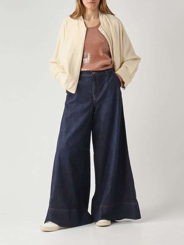 2. Giacca donna in viscosa stretch Pergamena Twinset 261tp2222