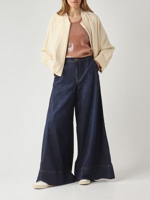 2. Giacca donna in viscosa stretch Pergamena
