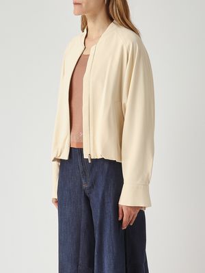 3. Giacca donna in viscosa stretch Pergamena