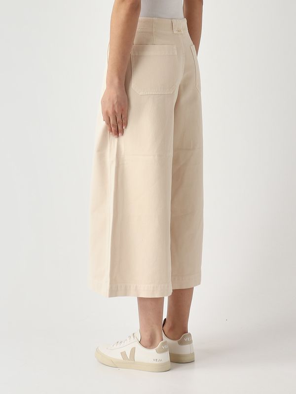 4. Damenjeans aus Baumwolle Pergament Twinset 261tp2160