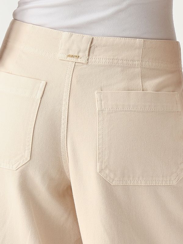 5. Damenjeans aus Baumwolle Pergament Twinset 261tp2160