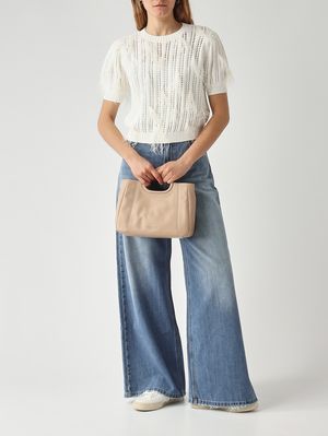 2. Maglia donna in cotone e viscosa Madreperla