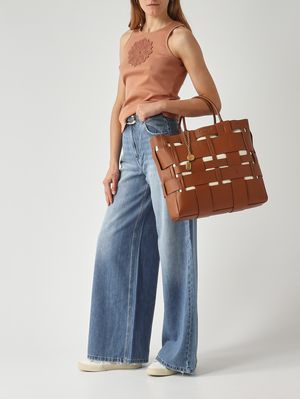 2. Jeans donna in denim di cotone Denim Chiaro