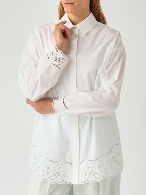 5. Camicia donna in cotone Bianco Ottico
