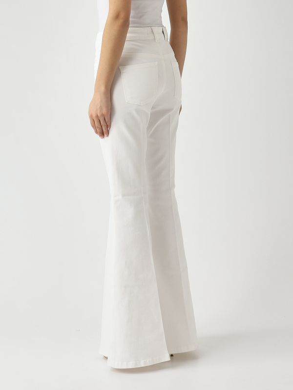 4. Pantalone donna in bull di cotone stretch Giglio Twinset 261tp2680